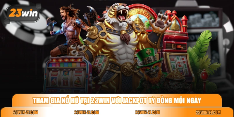 Tham gia nổ hũ tại 23WIN với jackpot tỷ đồng mỗi ngày